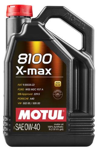MOTUL 8100 X-Max 0W40 5L (4 db/karton)