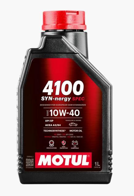 MOTUL 4100 Syn-Neic Spec 10W-40 1L (12db/karton)