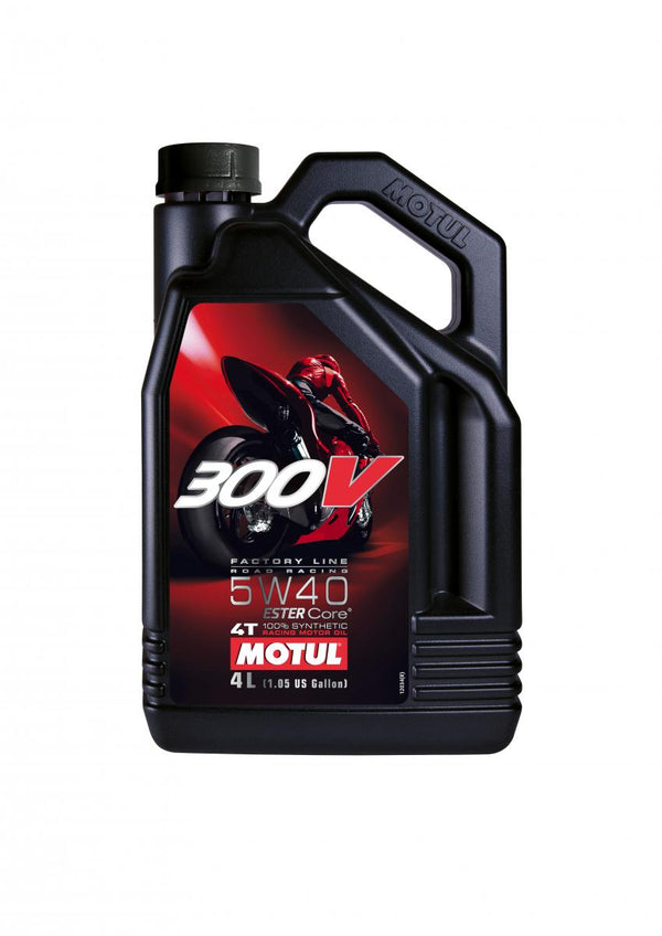 MOTUL 300V 4T gyári vonal 5W-40 4 L (4 db/karton)