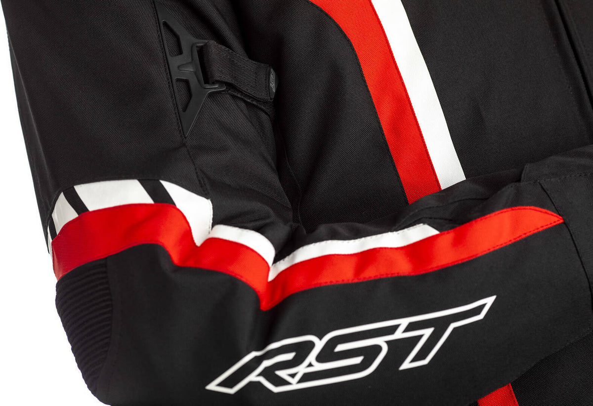 RST textil MC-jacket tengely fekete /piros