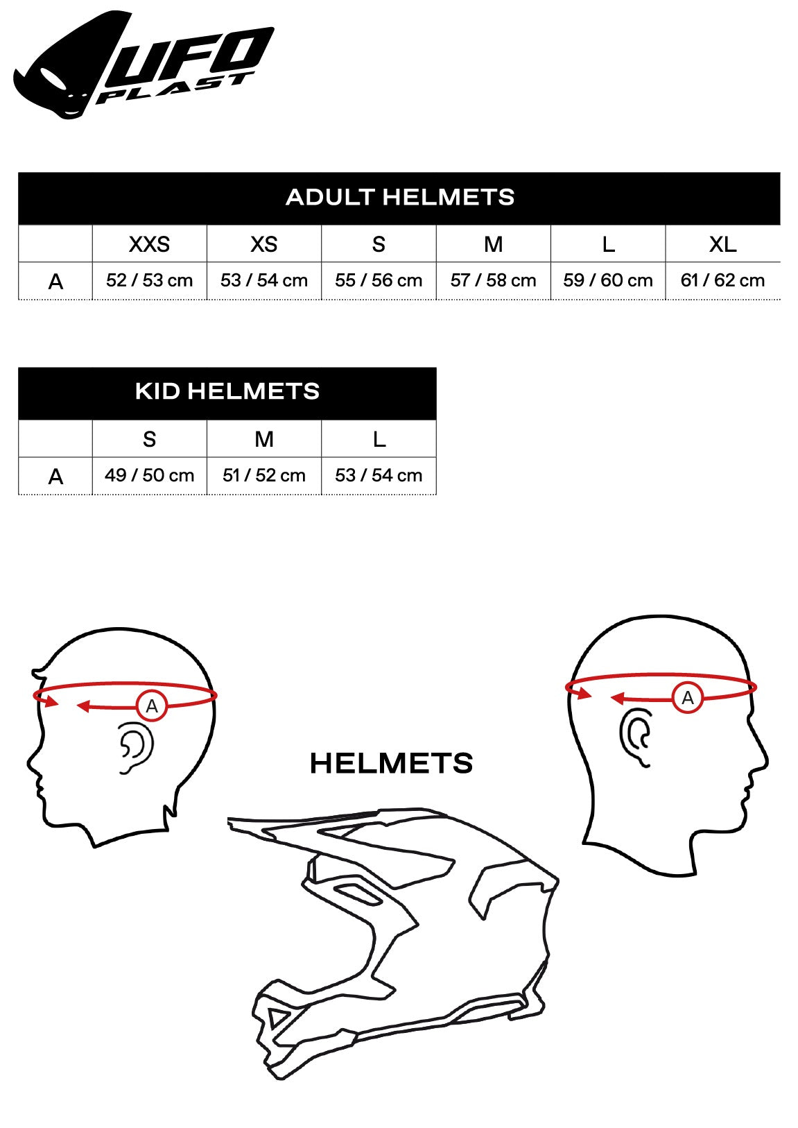 UFO Cross MC helmet intrepid red /white