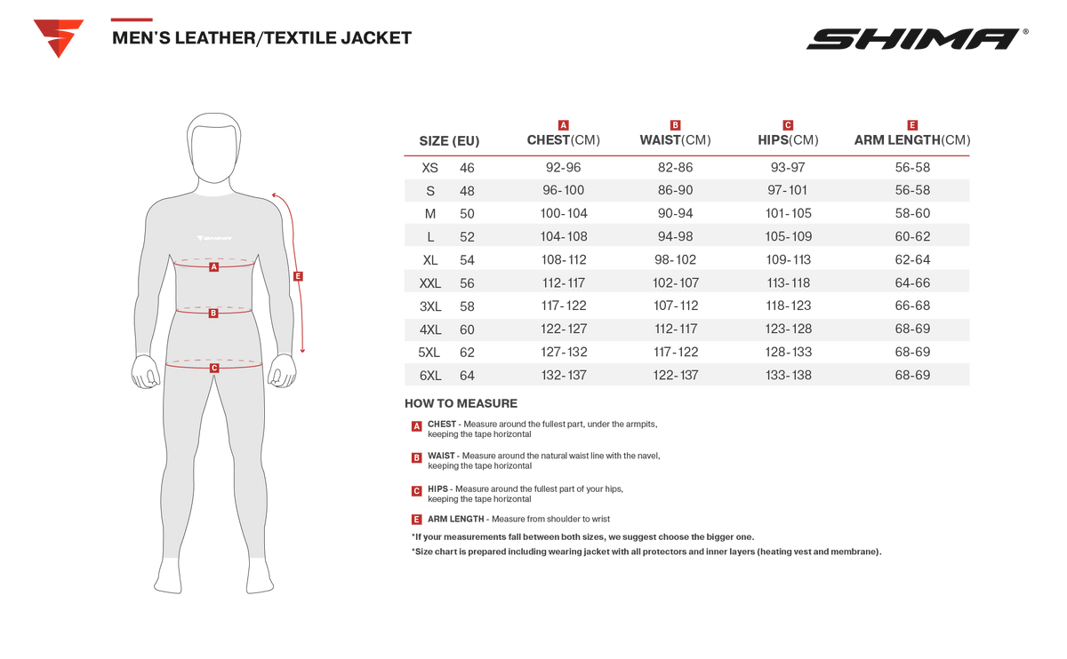 Shima Textile MC-Jacket Hero 2.0 fekete /piros