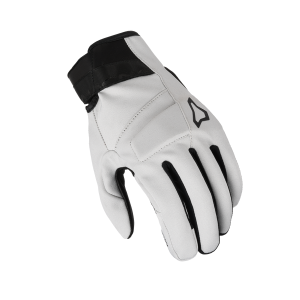 Motorkerékpár kesztyű Macna, asztrill világosszürke/fekete