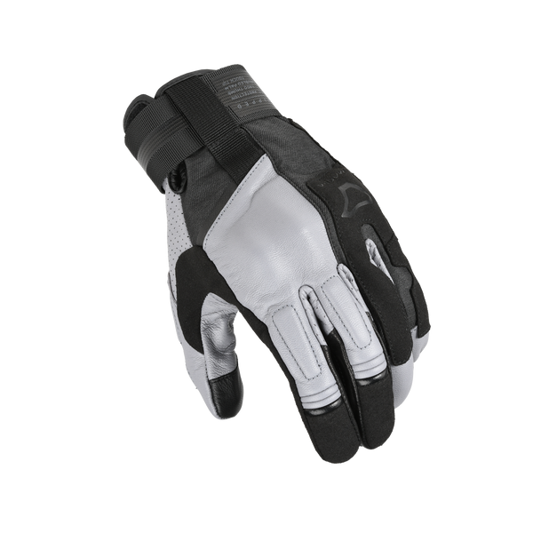 Motorcycle GLOVES MACNA, ULMEX BLACK/GREY