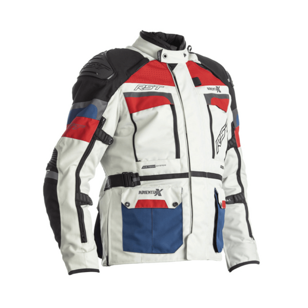 RST textil MC-Jacket Adventure-X kék /piros