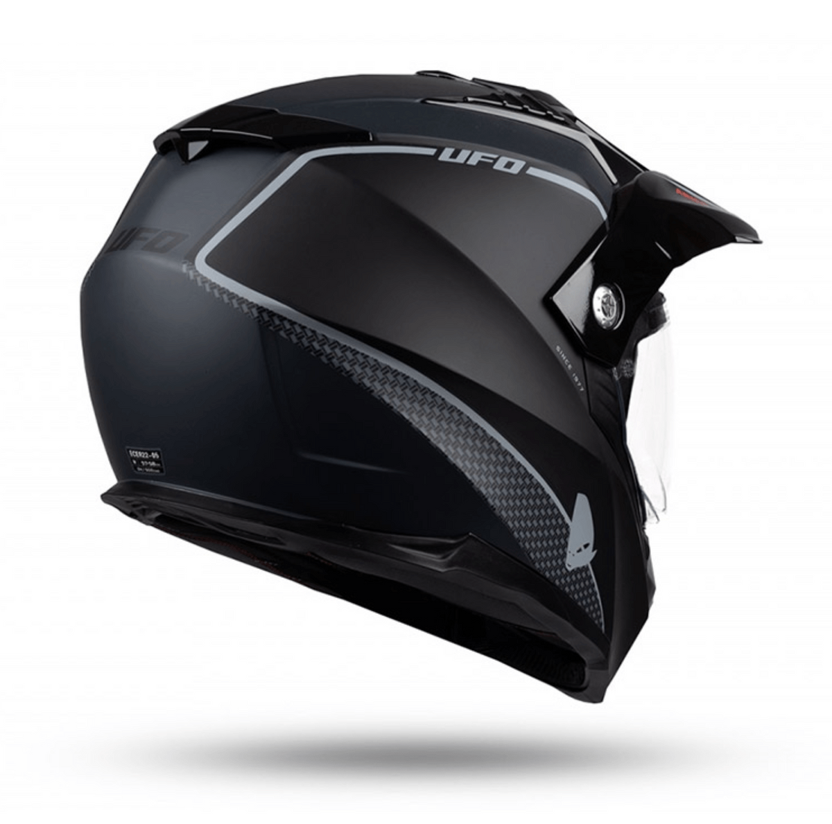 UFO Adventure MC Helmet Aries Black