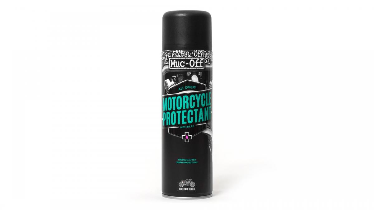 Muc-Off Motorcycle Protectant i sprayburk för skydd av motorcyklar. Ger ett långvarigt skydd mot rost och slitage.