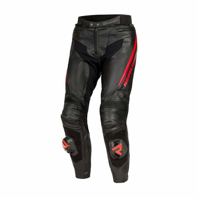 Rebelhorn Mc-Leather Pants harcos fekete /piros