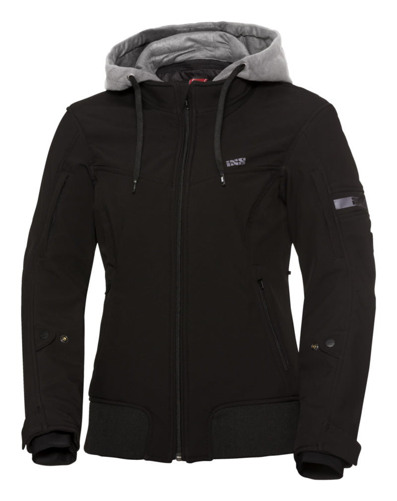 ixs lady softshell mc jacket so moto black