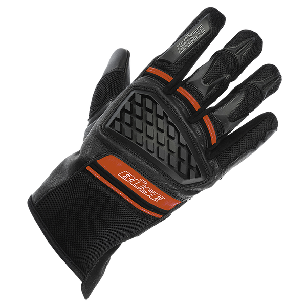 Büse MC-Gloves braga fekete /piros