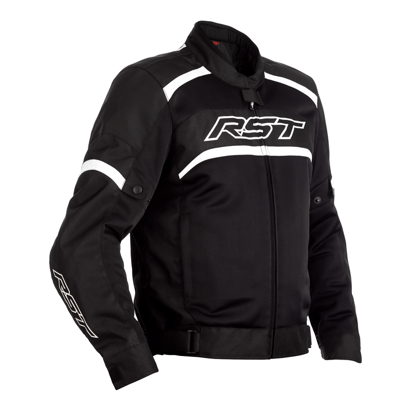 RST textil MC-jacket pilóta fekete /fehér