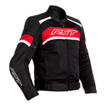 RST textil MC-jacket pilóta fekete /piros