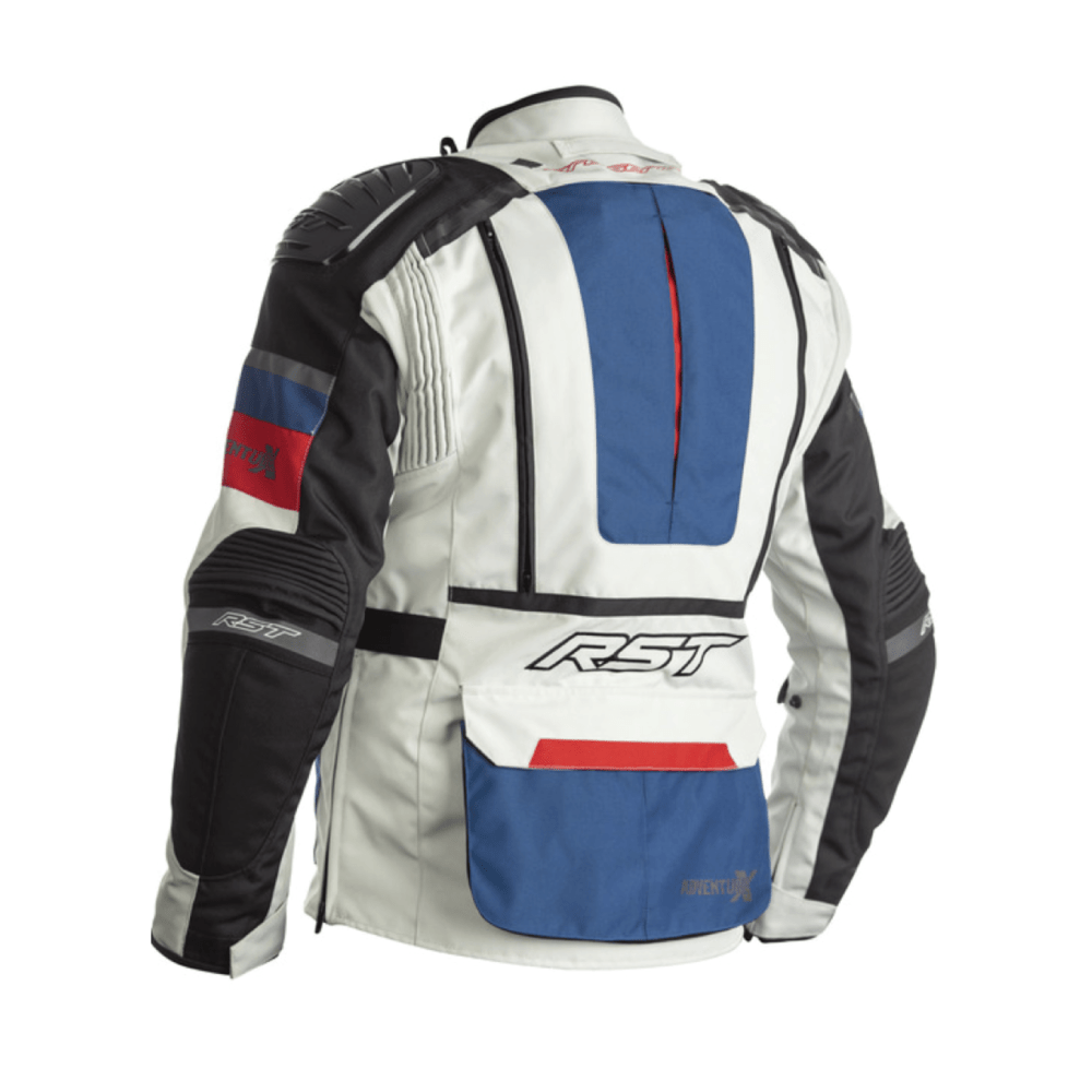 Rst textile mc-jacket adventure-x blue /red