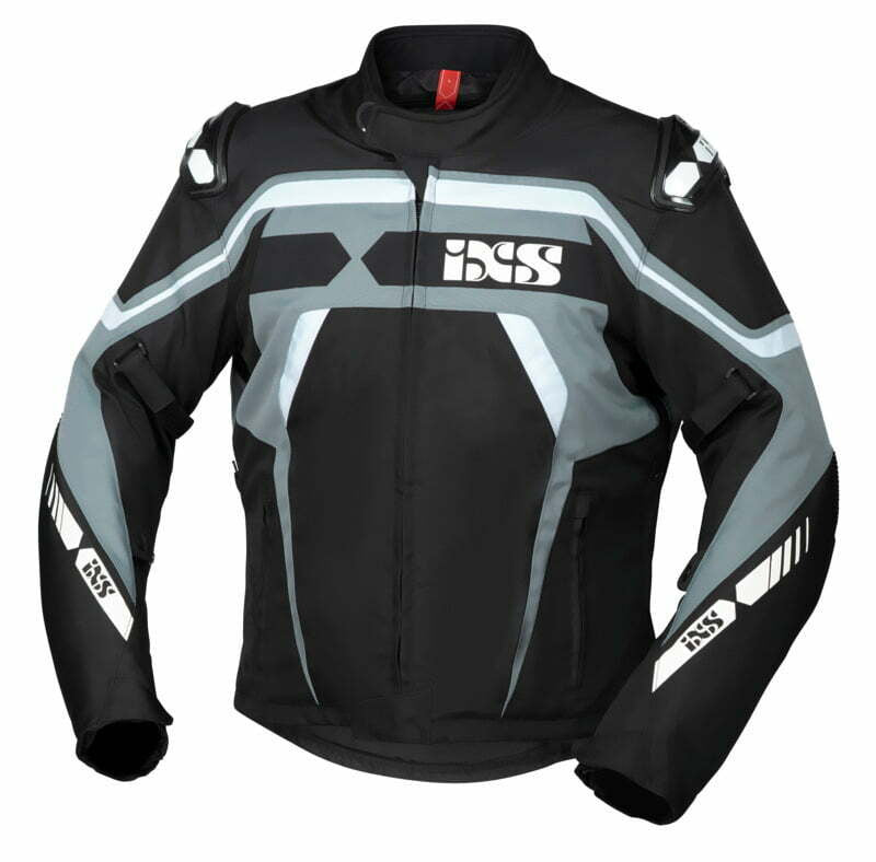 IXS Textile MC kabát RS-700 PCS fekete /szürke /fehér