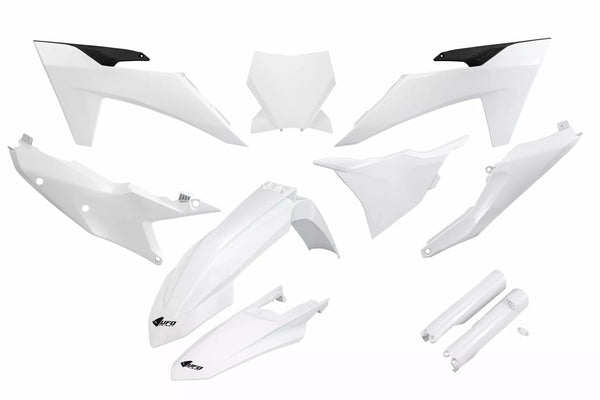 UFO karosszériakészlet Full SX/SXF 23-24 WH KTKIT529F@042