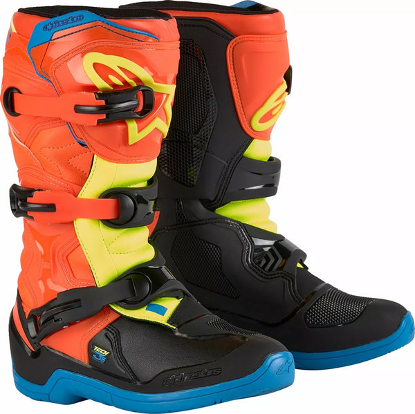 Alpinestars (MX) Boot Tech3s Yth Or/BL/Y 2 2014024-4755-2