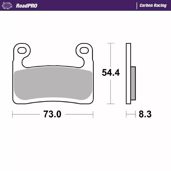 Moto-Master Brake Pad szénverseny 413506