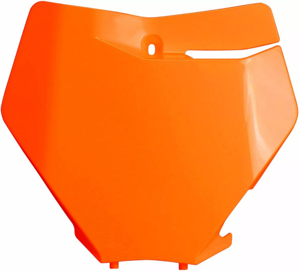 UFO PLATE# FRT SX/SXF 19-22 Orange KT04094# 127