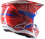 Alpinestars Cross MC sisak Supetech M5 Action 2 Red /Blue