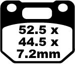 Az EBC fékpad FA organikus FA110