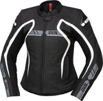 IXS Lady Mc-Leather Jacket LD RS-600 1.0 fekete /szürke /fehér