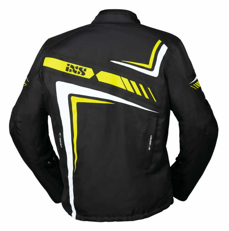 IXS Textile MC kabát RS-400 PCS 2.0 fekete /influenza /fehér