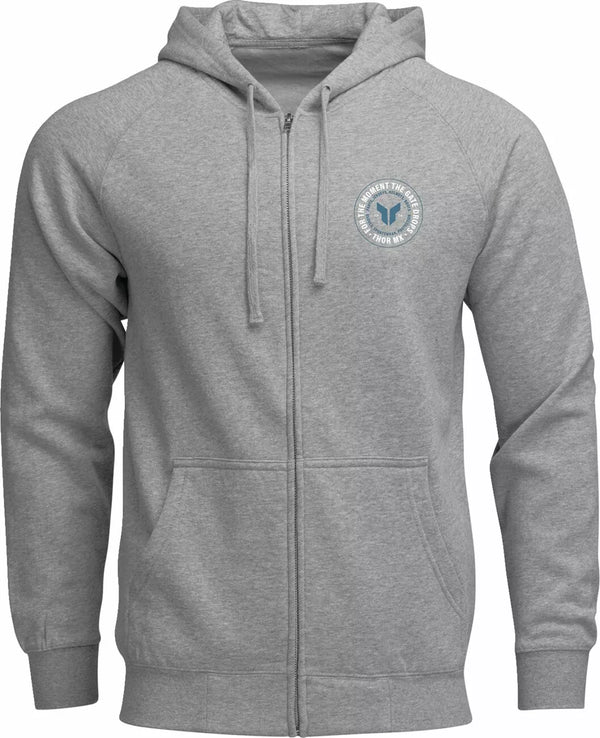 Thor Hoodie Zip Up Badge HTR GRAY 3 3050-7028