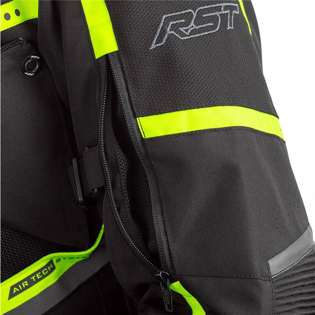 RST textil MC kabát maverick fekete /influenza