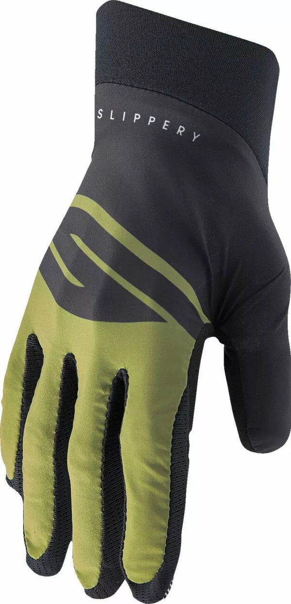 Slippery glove flex lt ol/bk xs 3260-0474