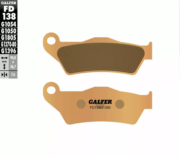 Galfer Brake Pad Sintered Scooter FD138G1380
