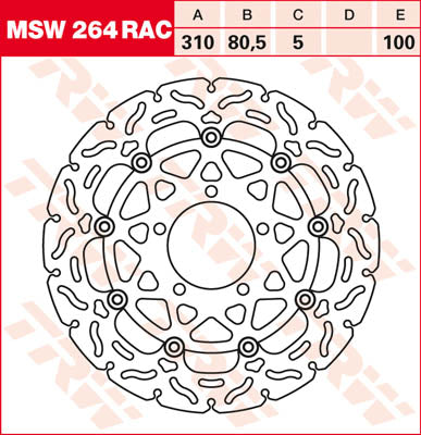 TRW rotor TRW MSW264RAC MSW264RAC