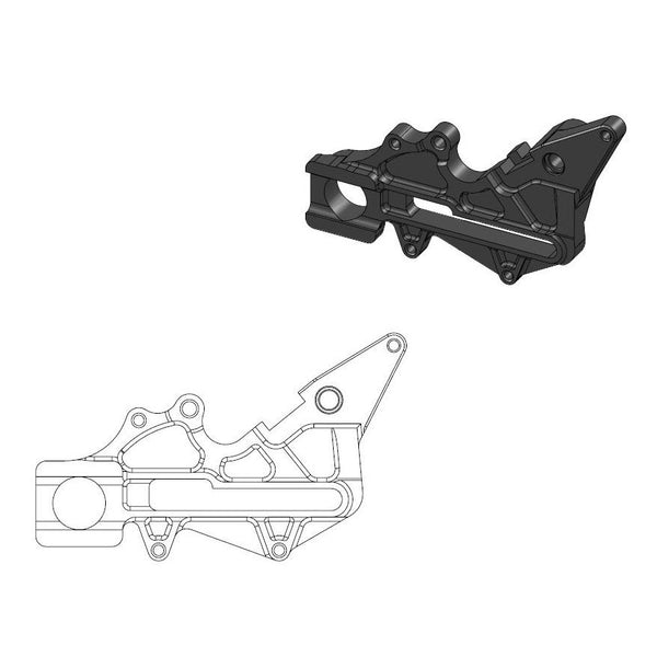 Moto-Master féknyereg adapter fekete 211111