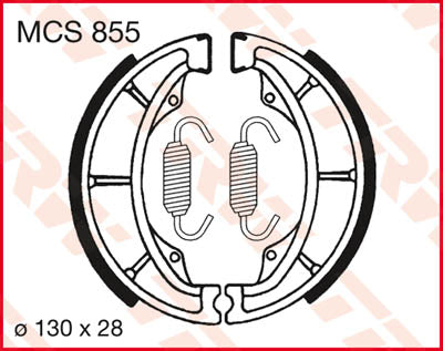 TRW fékcipő TRW MCS855 MCS855
