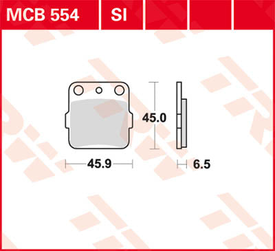 TRW Brake Pad TRW MCB554SI MCB554SI