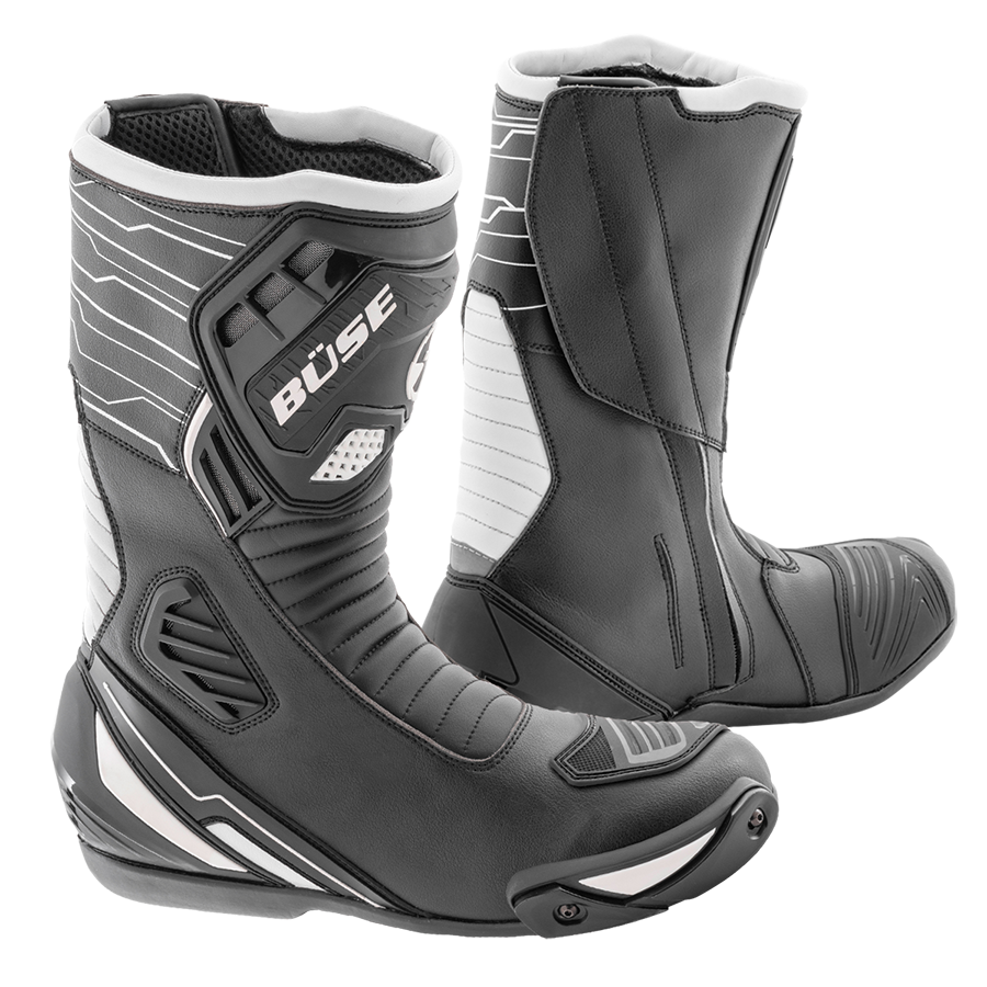 Büse unisex sport mc boots evo fekete /fehér