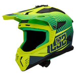 Sisak LS2 MX708 gyors II kacsa Matt Green/Sárga