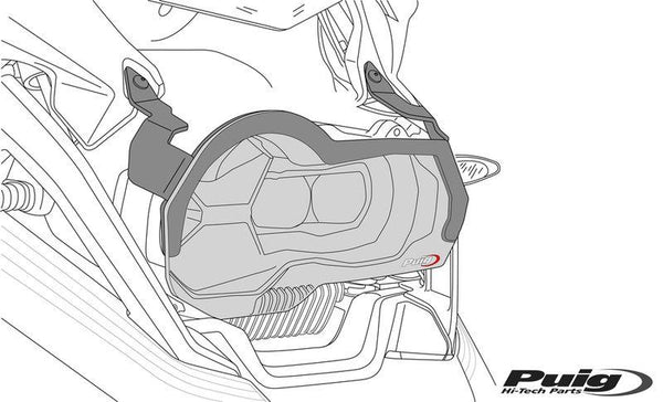 Fényszóróvédő BMW R1300GS 23- C/Clear