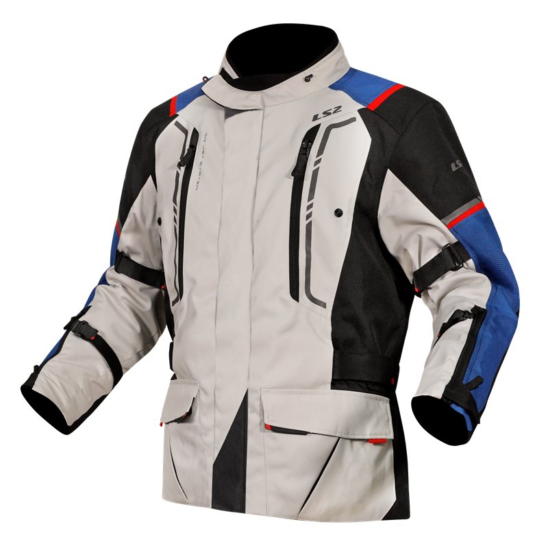 Jacket LS2 Narvik Mr Blue/Black/Gray/Red