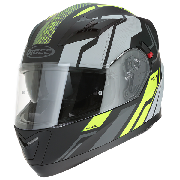 ROCC 416 Integrált MC Helm Matt Black /Influenza