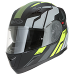 ROCC 416 Integrált MC Helm Matt Black /Influenza