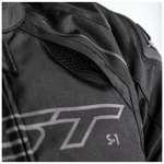 RST textile MC jacket S-1 Black