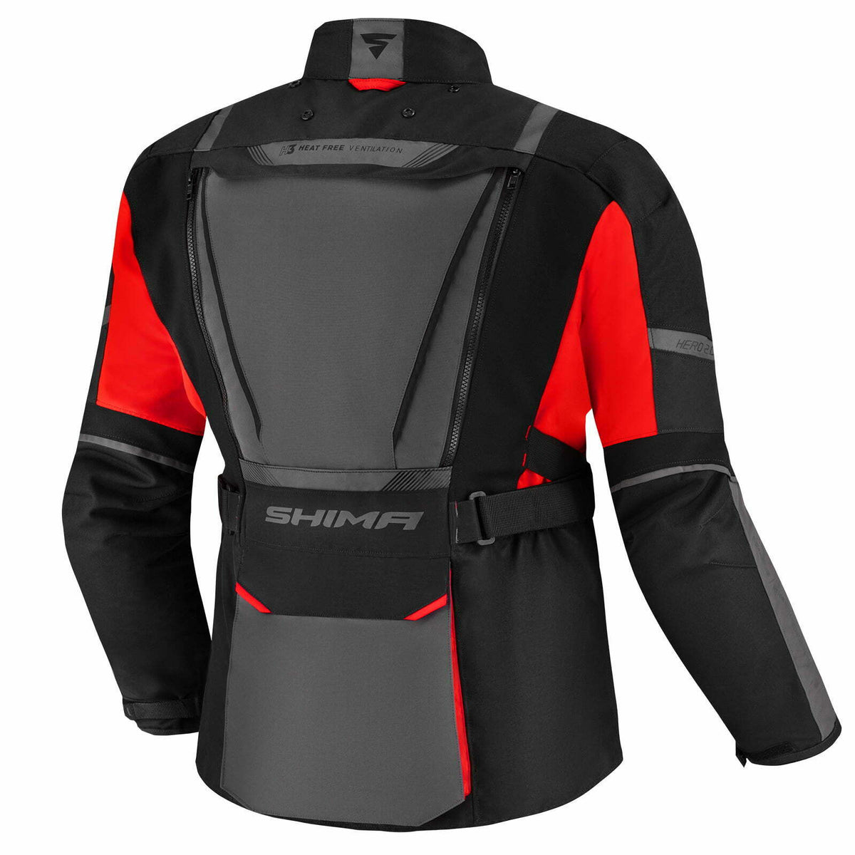 Shima Textile MC-Jacket Hero 2.0 fekete /piros