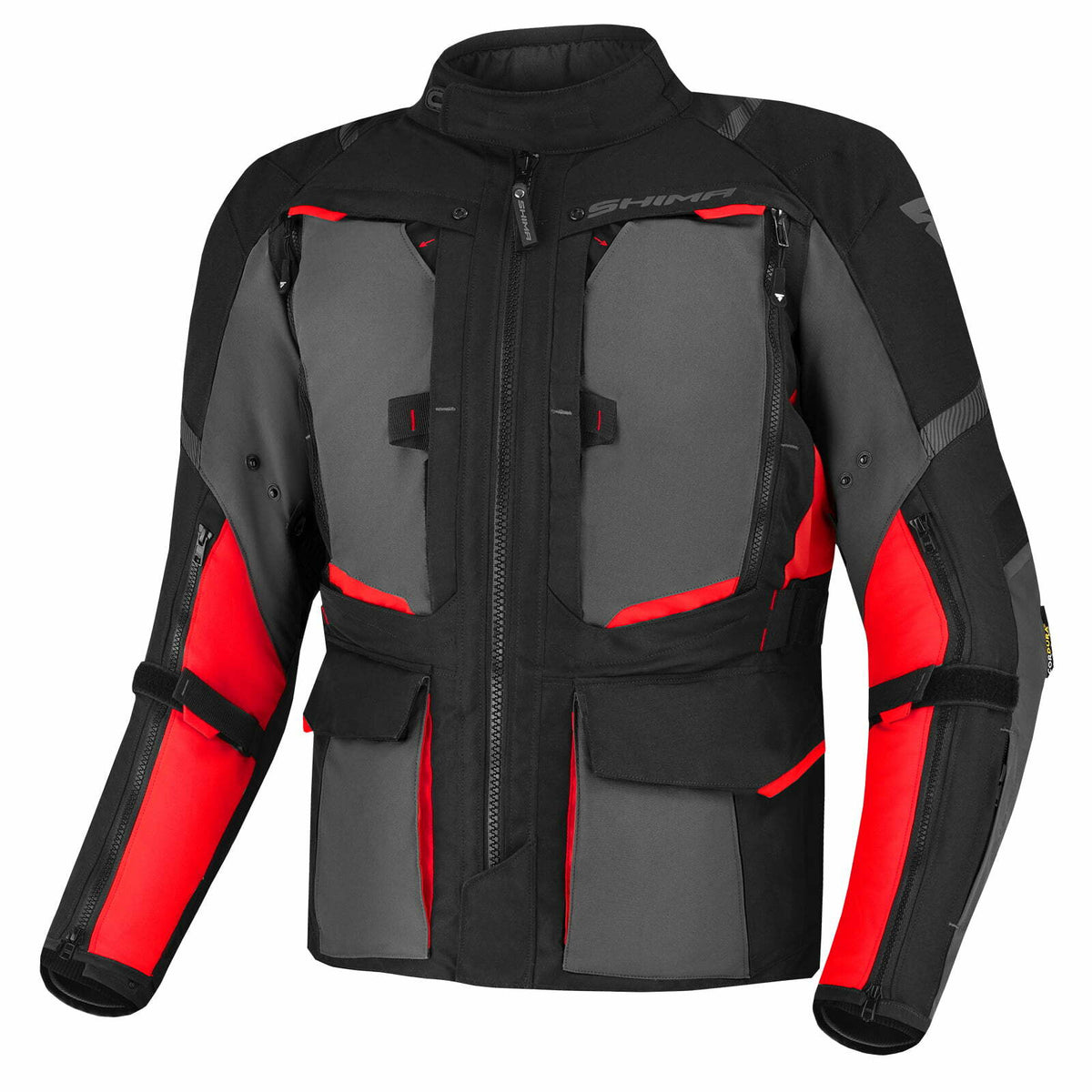 Shima Textile MC-Jacket Hero 2.0 fekete /piros