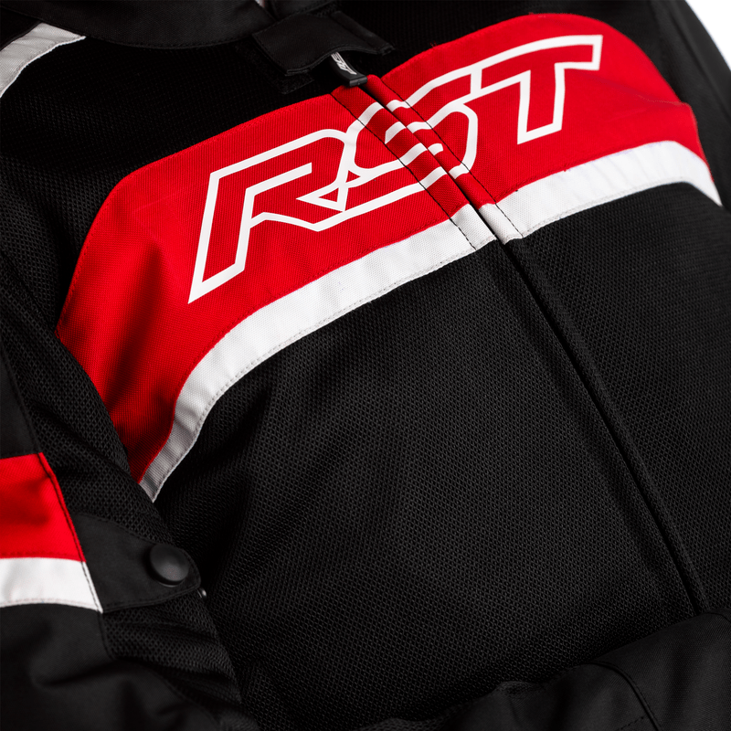 RST textil MC-jacket pilóta fekete /piros