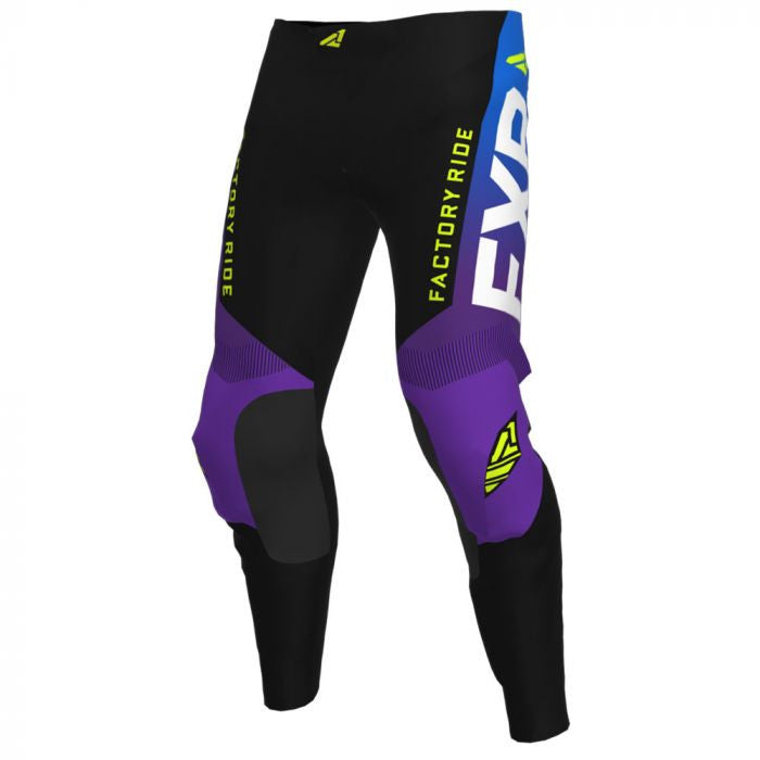 FXR Hélium MX Cross Pants 20 fekete /lila /kék fade