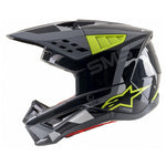 Alpinestars Cross MC sisak S-M5 Rover fekete /szürke /gulfluo