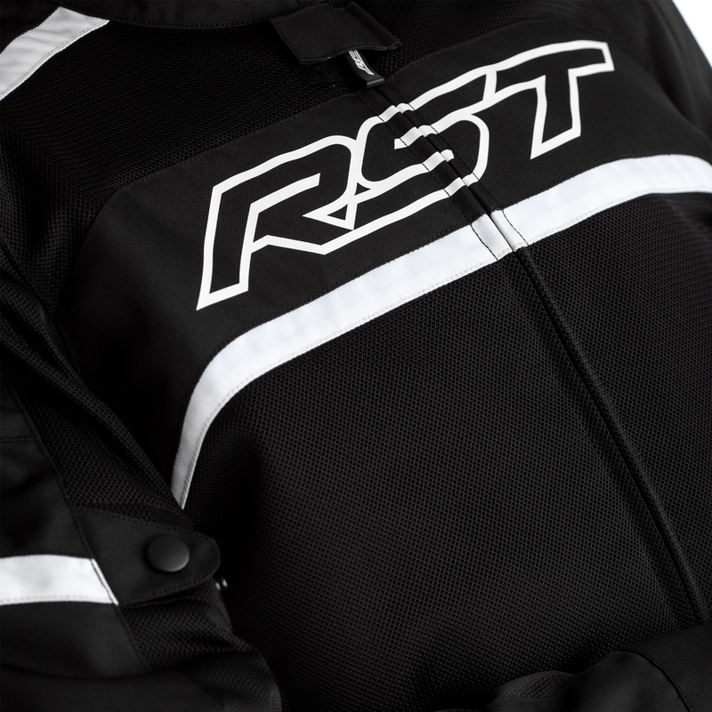 RST textil MC-jacket pilóta fekete /fehér